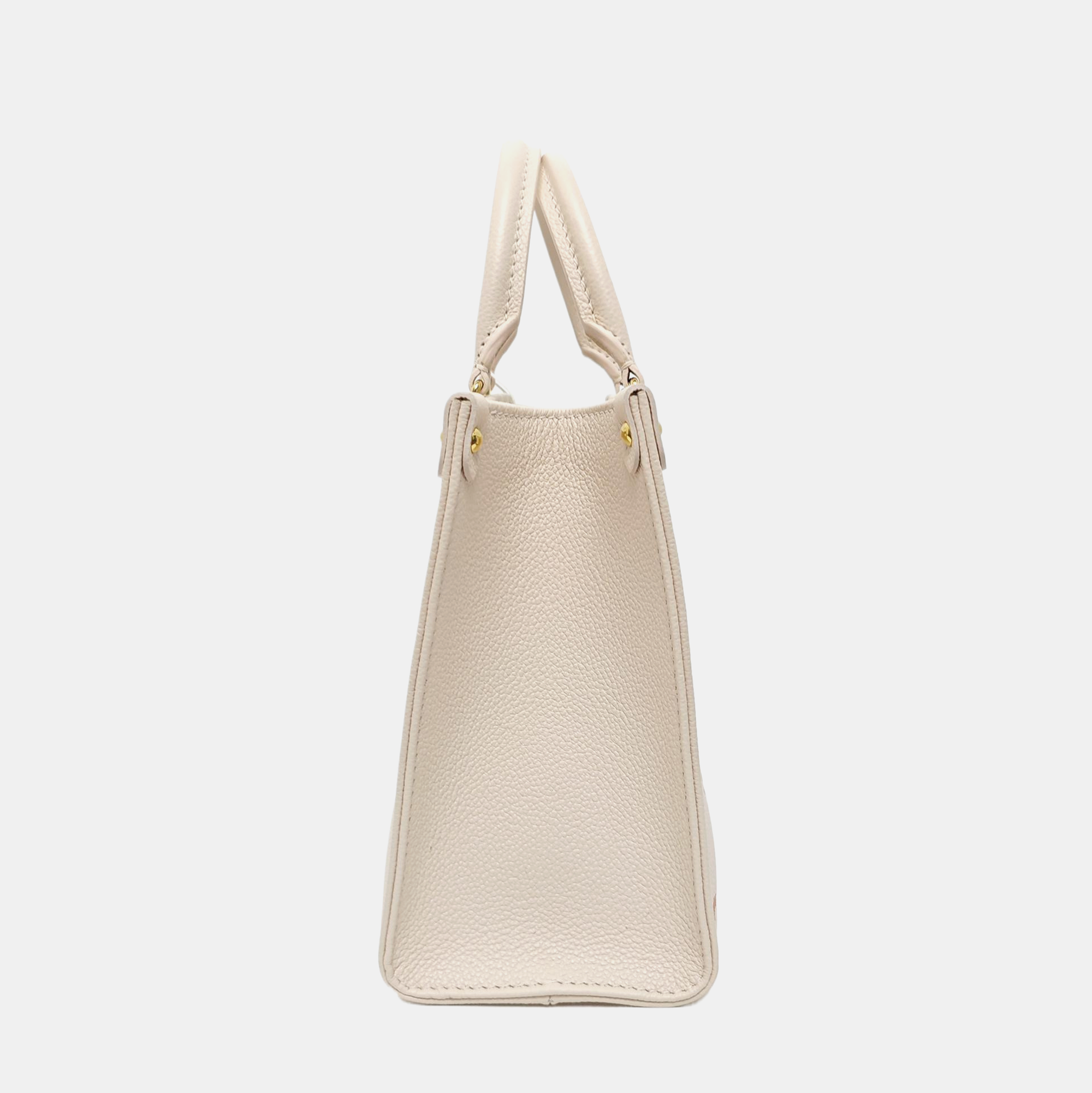 ONTHEGO PM Monogram Calfskin Beige