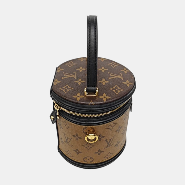 CANNES PM Monogram Coated Canvas Brown