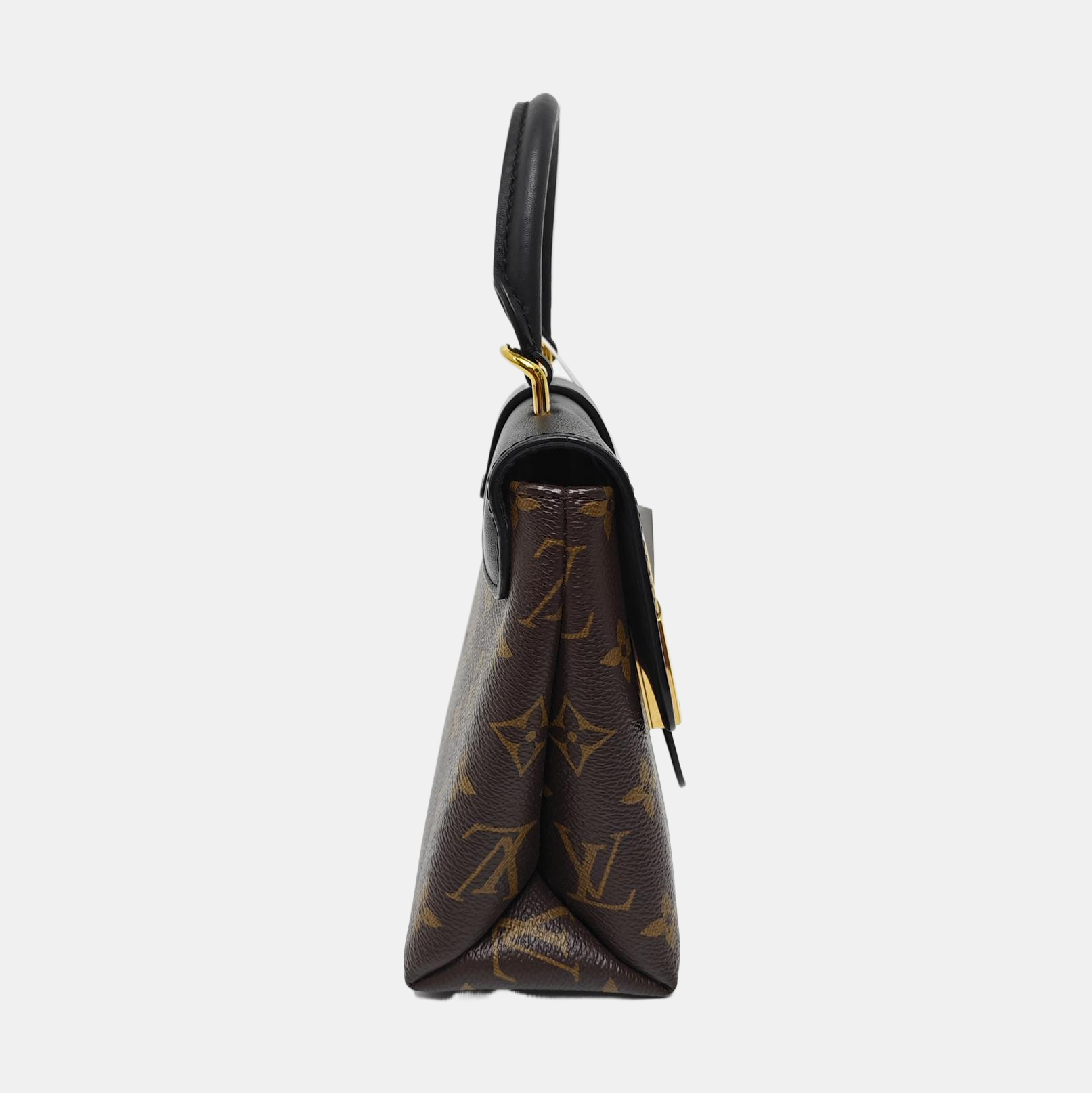 LOCKY BB Monogram Coated Canvas Brown