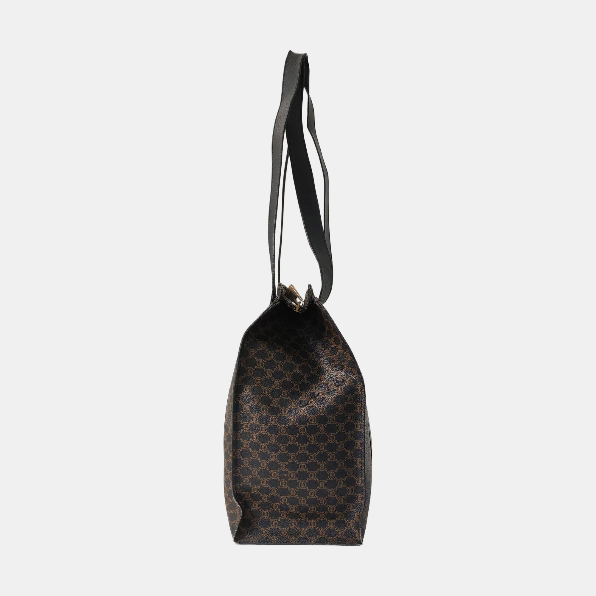 MACADAM SHOPPING BAG Coated Canvas Black