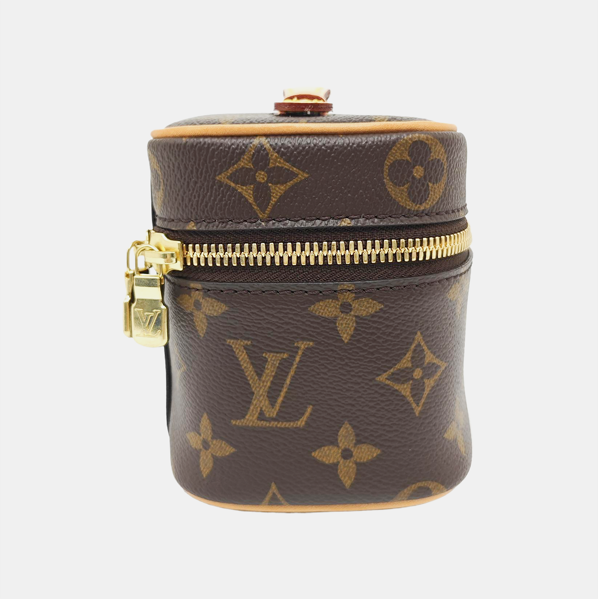 NICE Super Mini Monogram Coated Canvas Brown