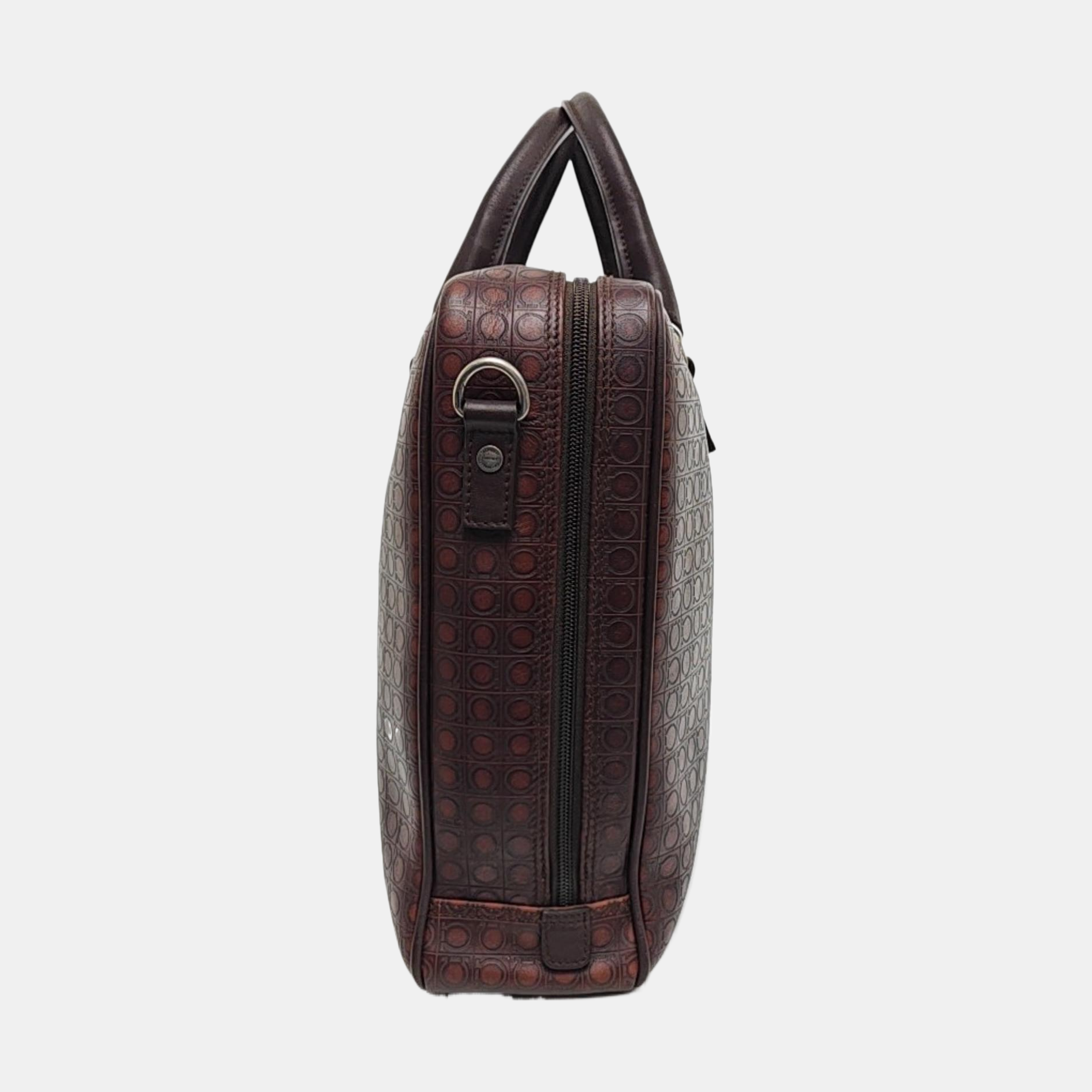 Calfskin Top Handle Bag Red