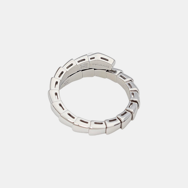 SERPENTI 18k White Gold Silver Ring EU 60