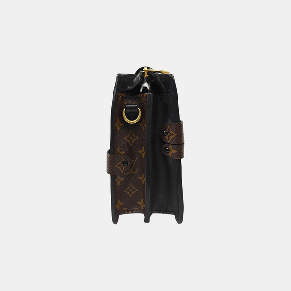 TRUNK Monogram Coated Canvas Brown