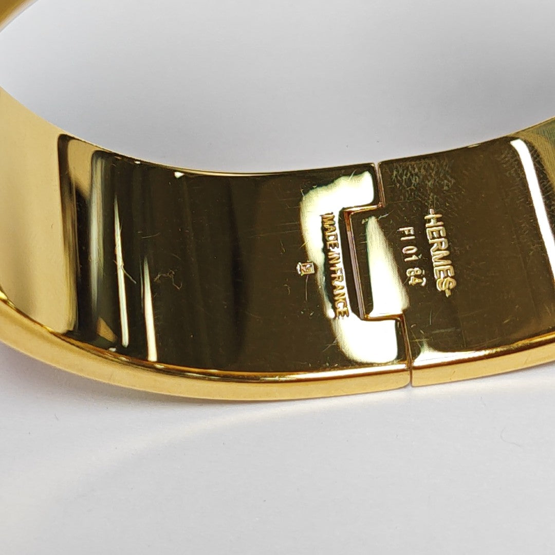 Clic Clac H Metal Gold Bangle