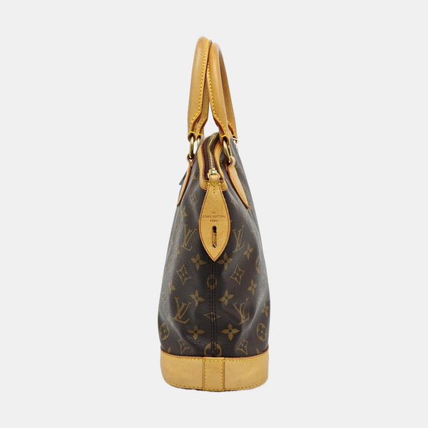 LOCKIT PM Monogram Coated Canvas Brown