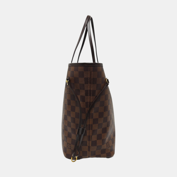 NEVERFULL MM Damier Ebene Coated Canvas Brown