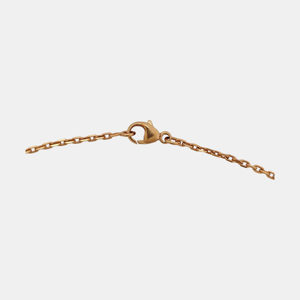 Pop H Metal Rose Gold Necklace
