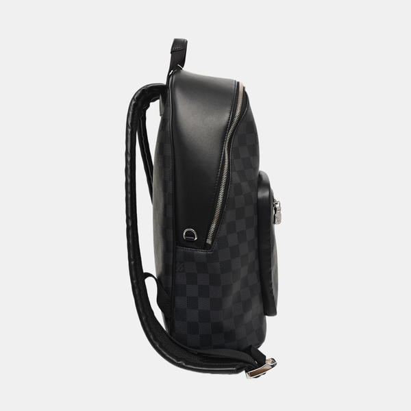 JOSH Damier Graphite Coated Canvas Gray