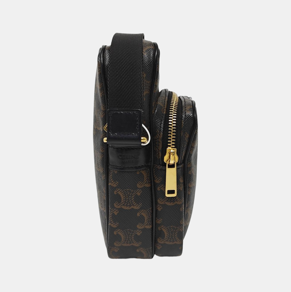 TRIOMPHE CANVAS Mini Coated Canvas Black