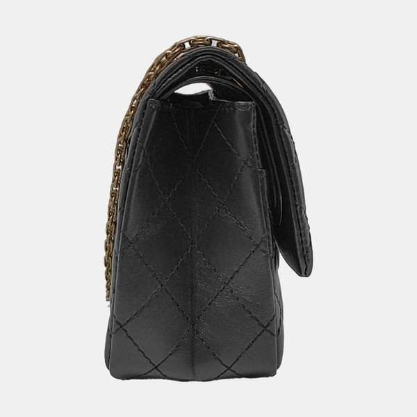 2.55 225 (small) Quilted Calfskin Black