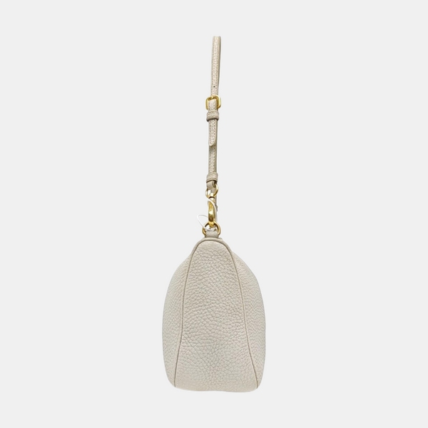 Calfskin Top Handle Bag White