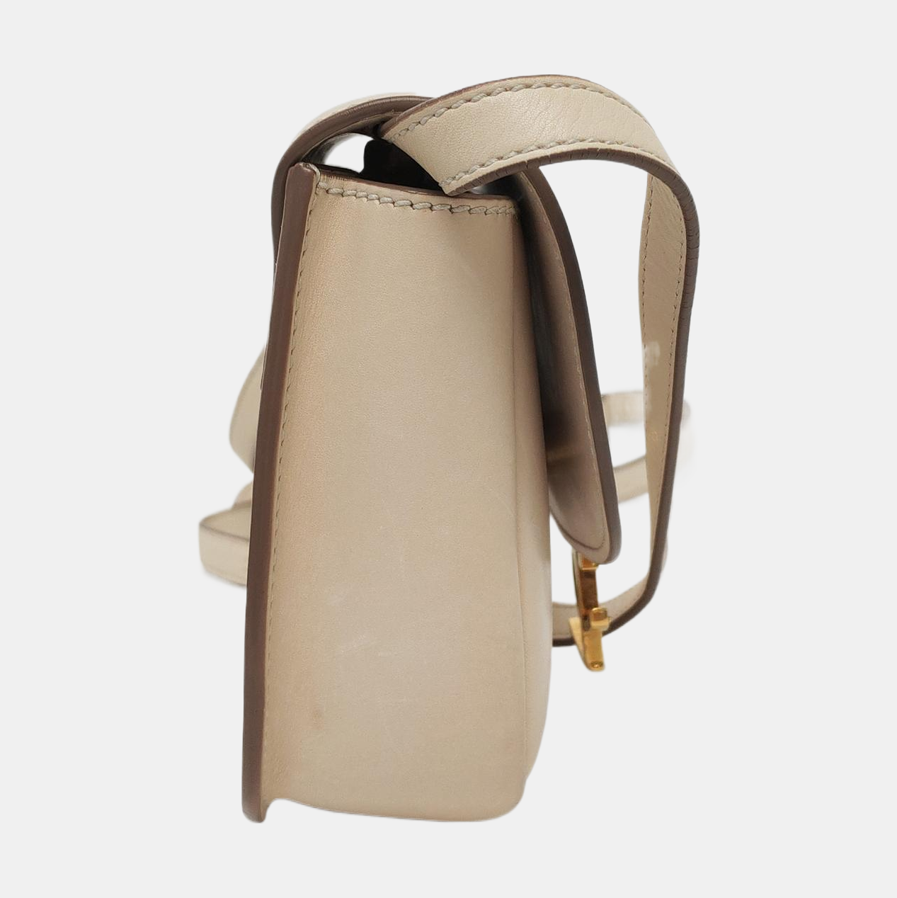 KAIA Small Calfskin White