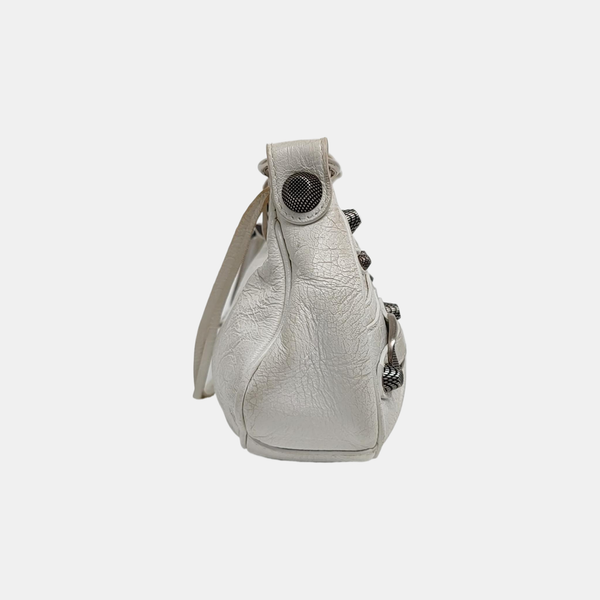Le Cagole Mini Lambskin White