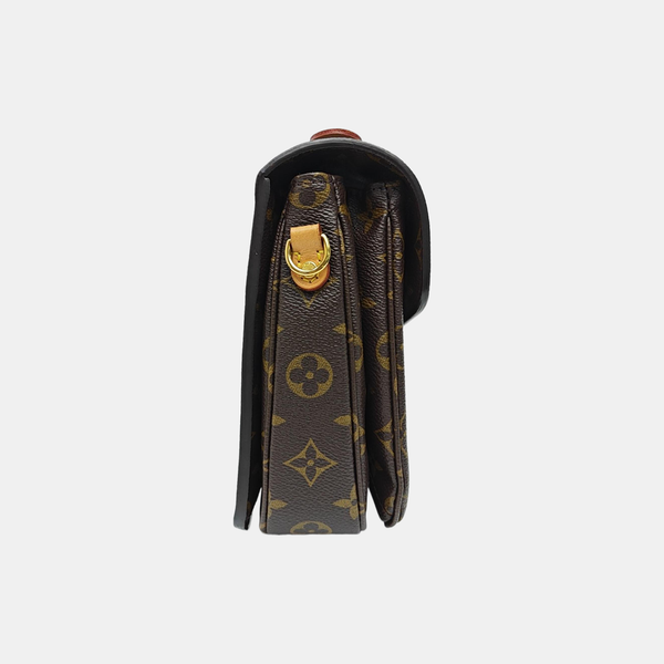 MÉTIS MM Monogram Coated Canvas Brown