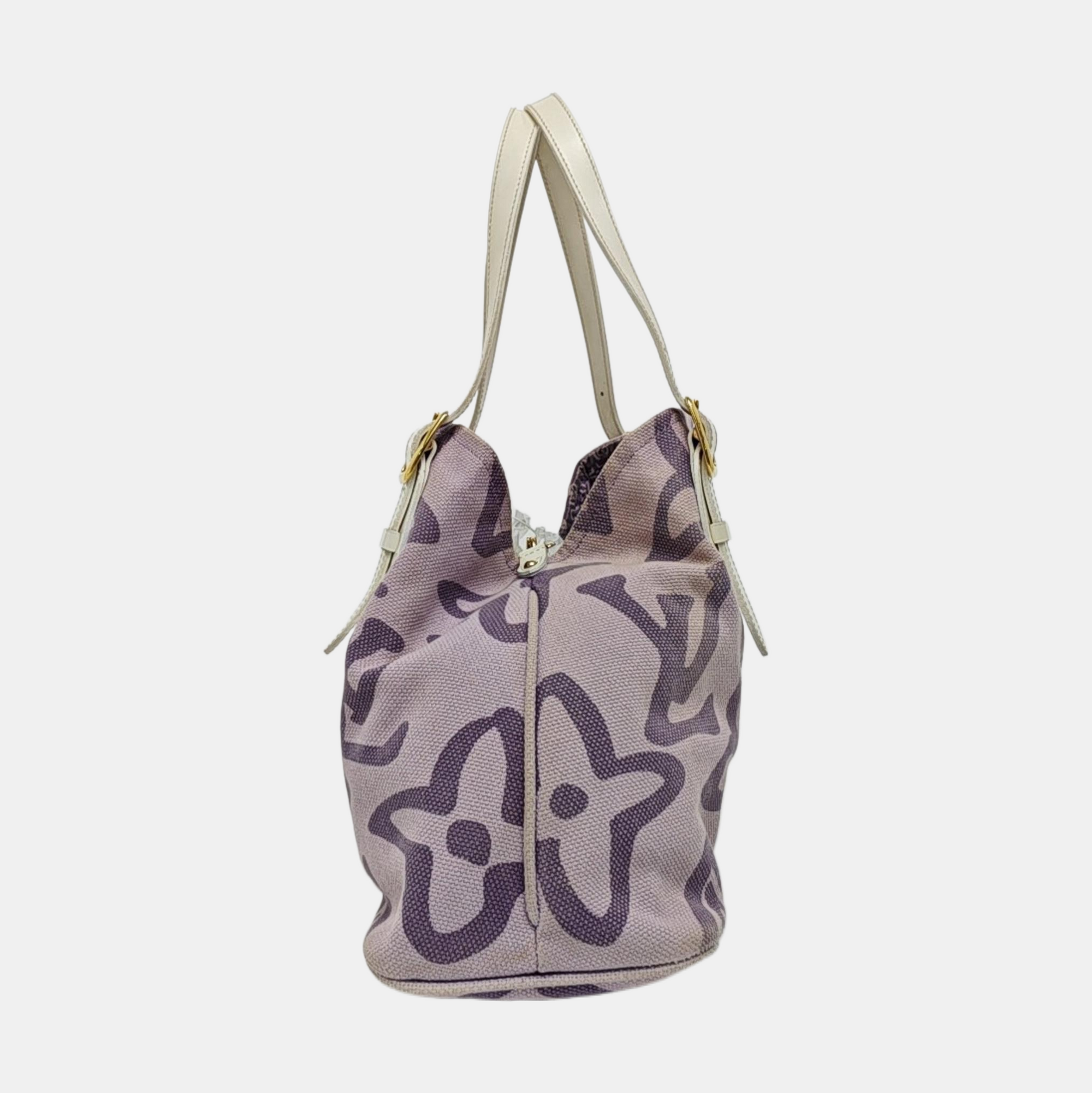 TAHITIENNE CABAS MM Monogram Canvas Purple