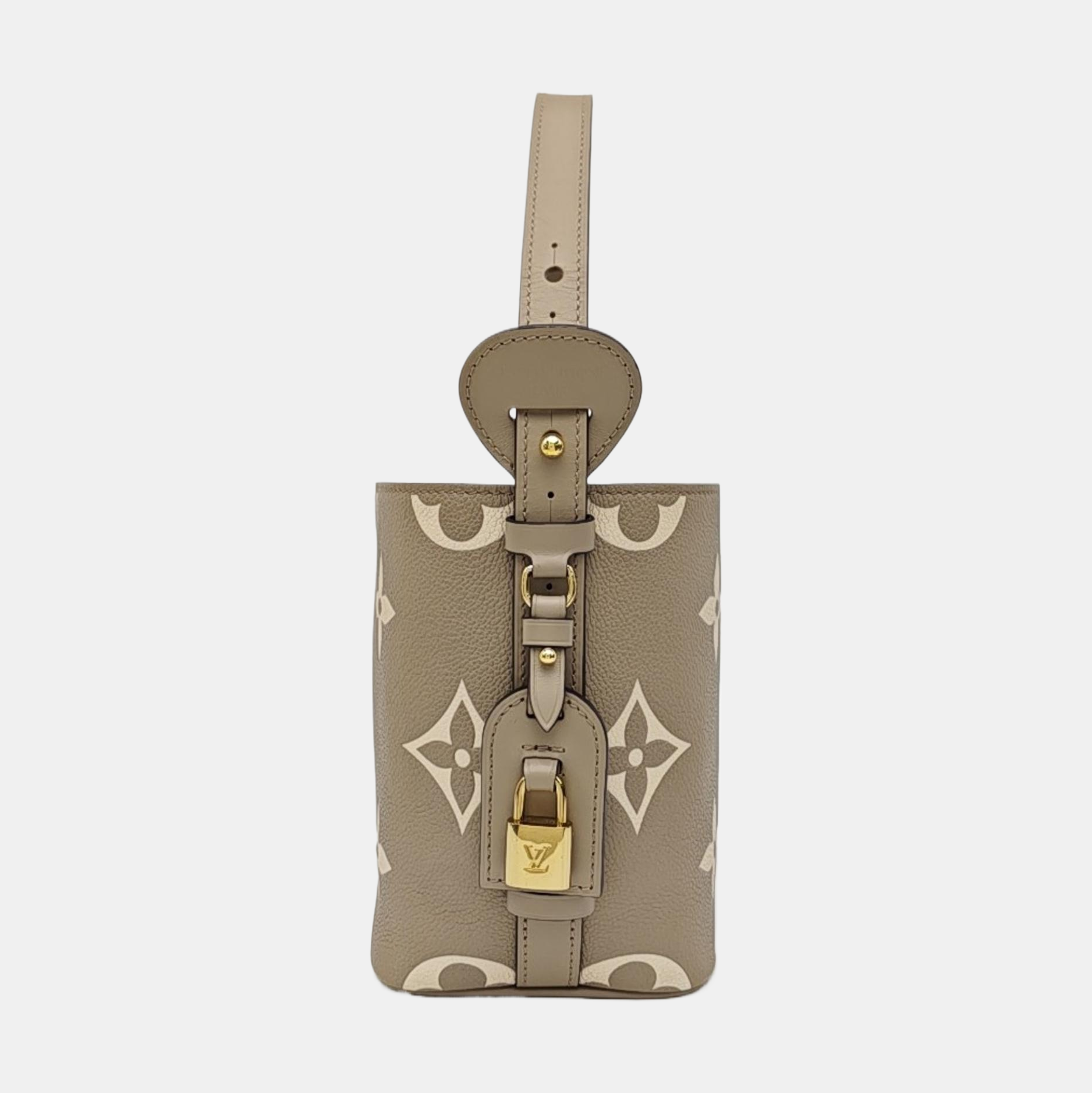 ALL IN BB Monogram Calfskin Gray