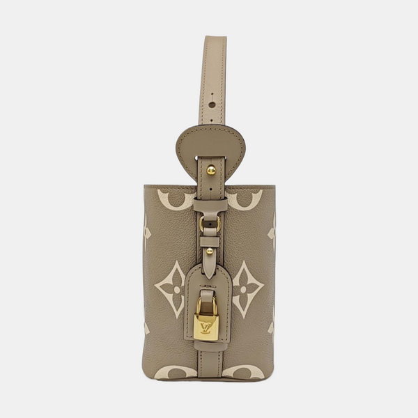 ALL IN BB Monogram Calfskin Gray