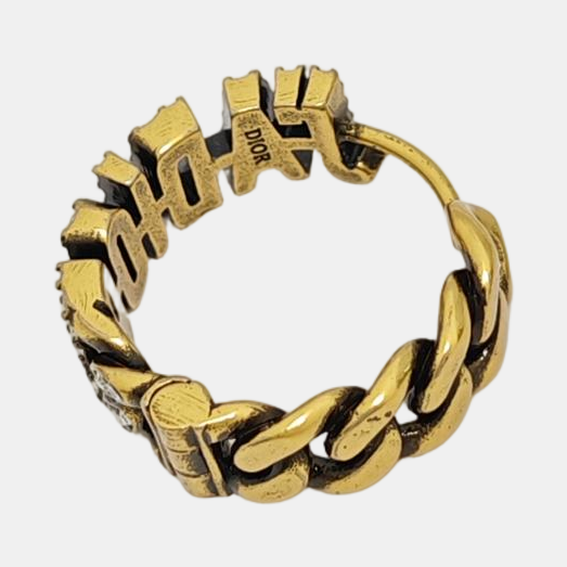 J'adior Metal Gold Earrings