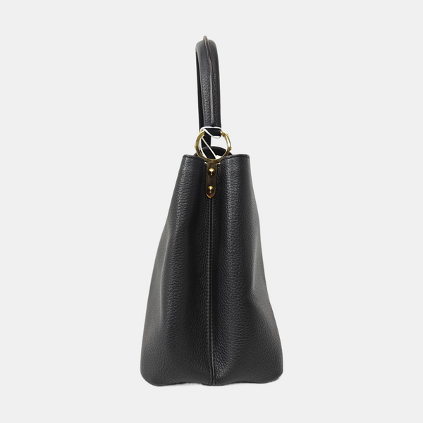 CAPUCINES GM Calfskin Black