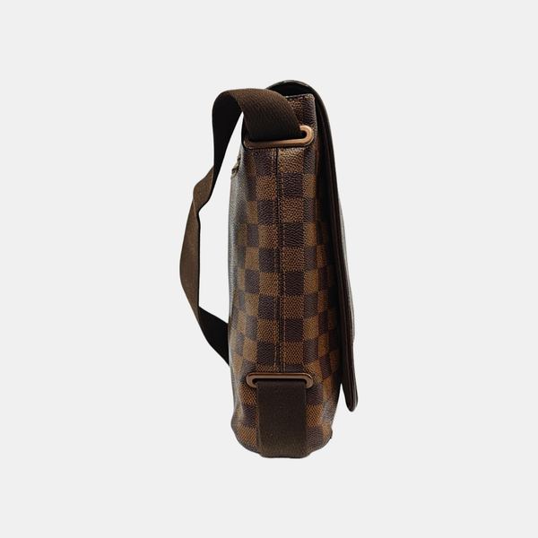 BROOKLYN Damier Ebene Coated Canvas Brown