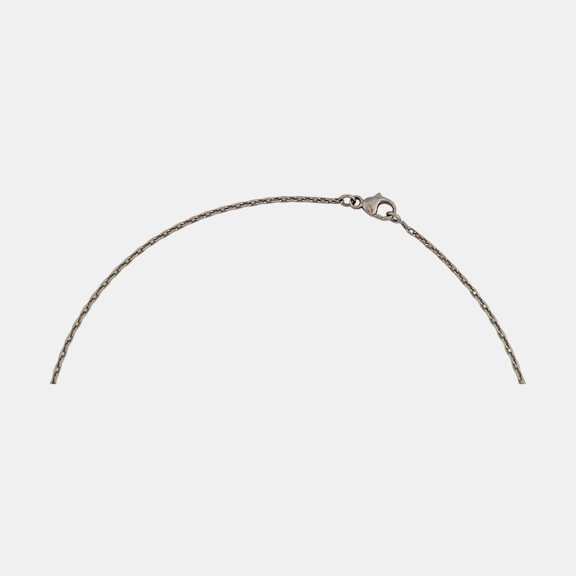 Pop H Metal Silver Necklace