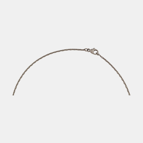 Pop H Metal Silver Necklace