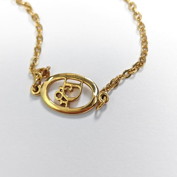 Dior Oblique Metal Gold Bracelet