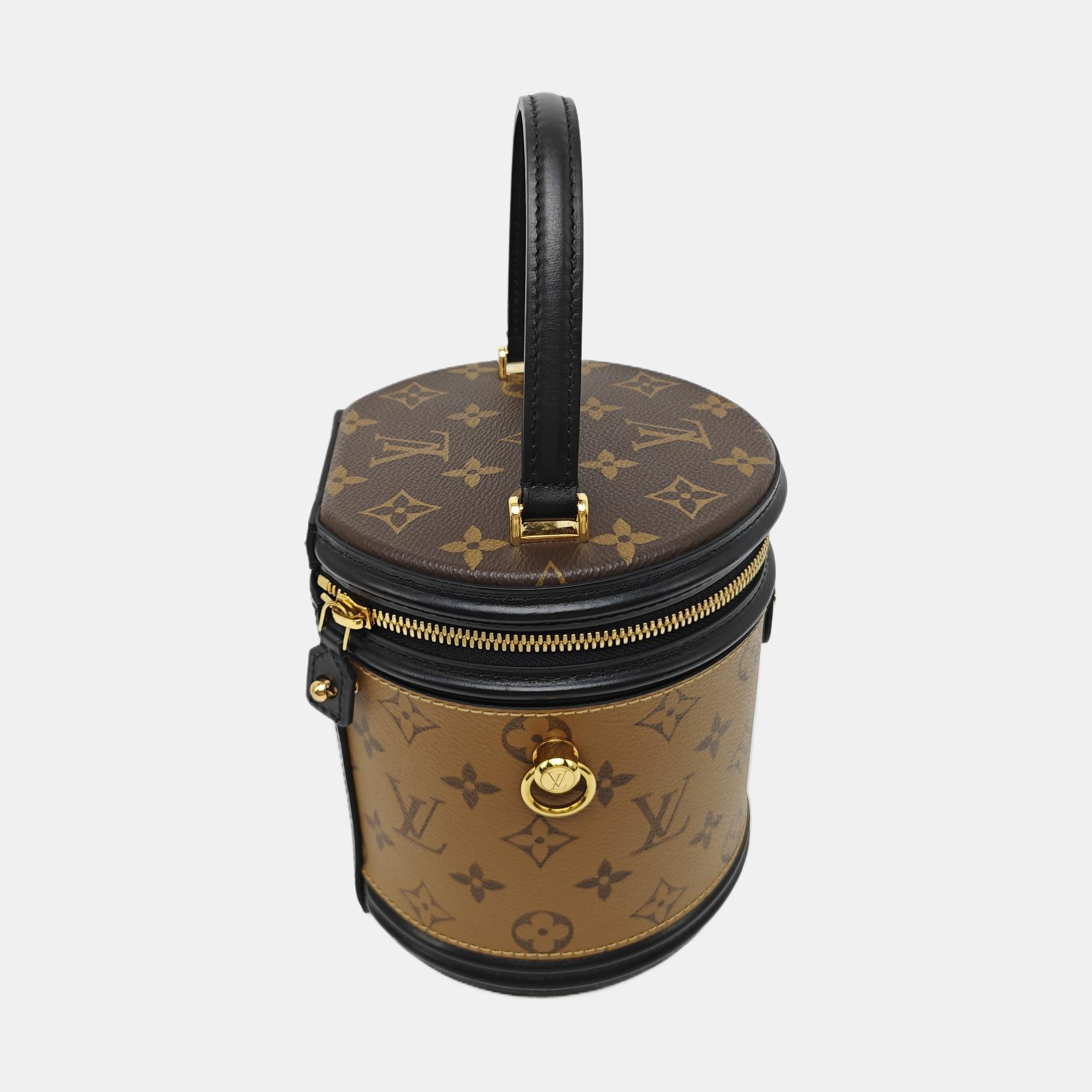 CANNES PM Monogram Coated Canvas Brown