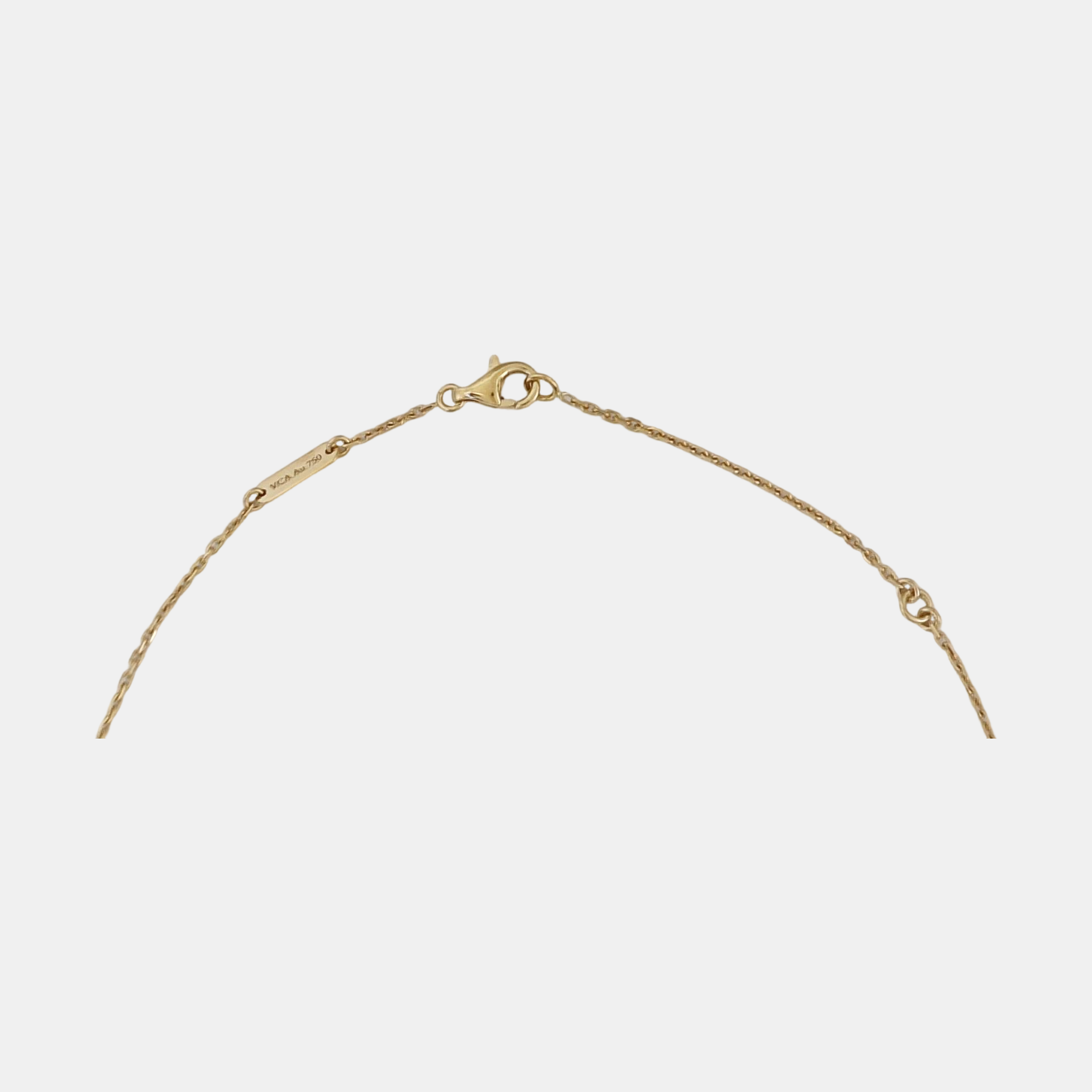 Vintage Alhambra 18k Gold Necklace