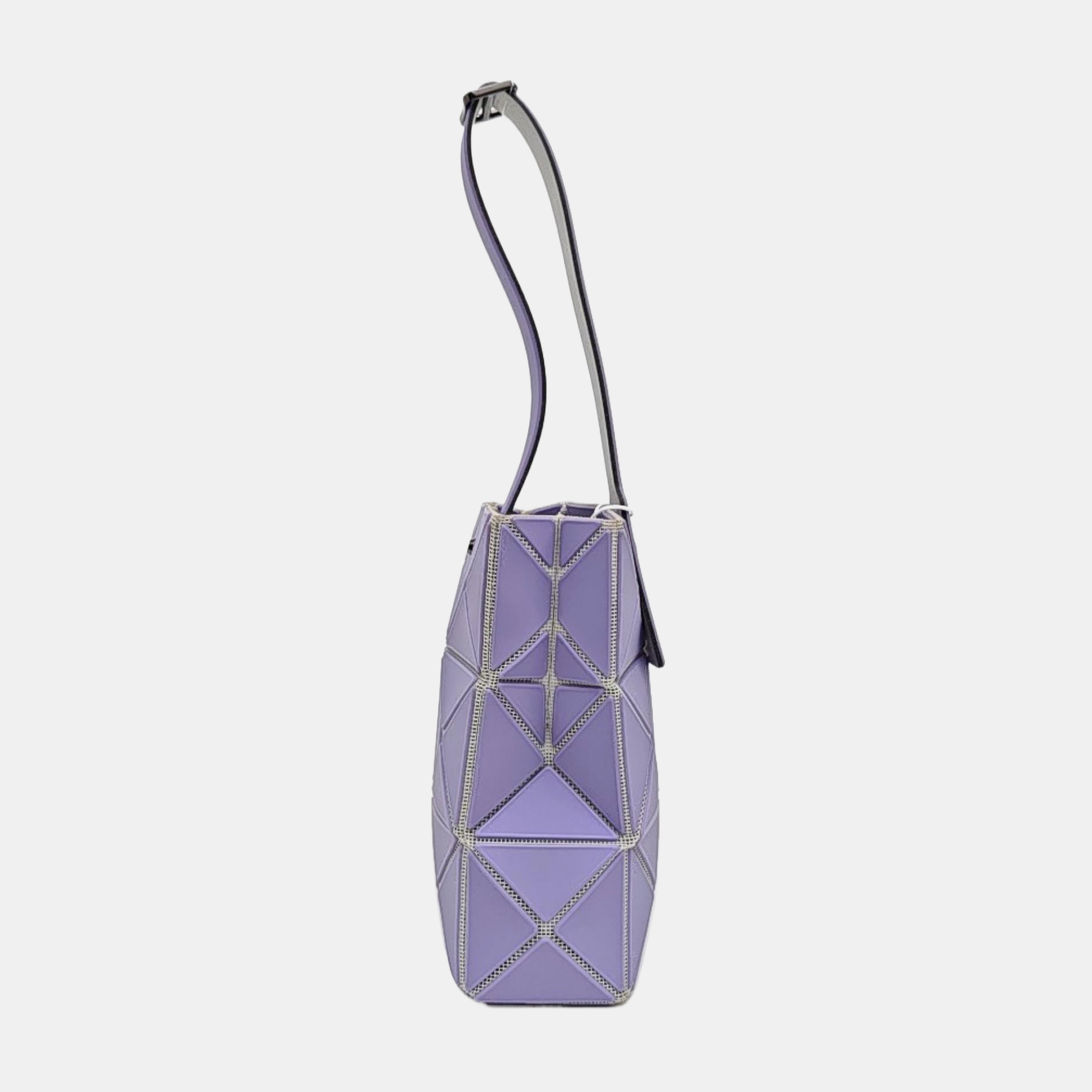 Special Material Top Handle Bag Purple