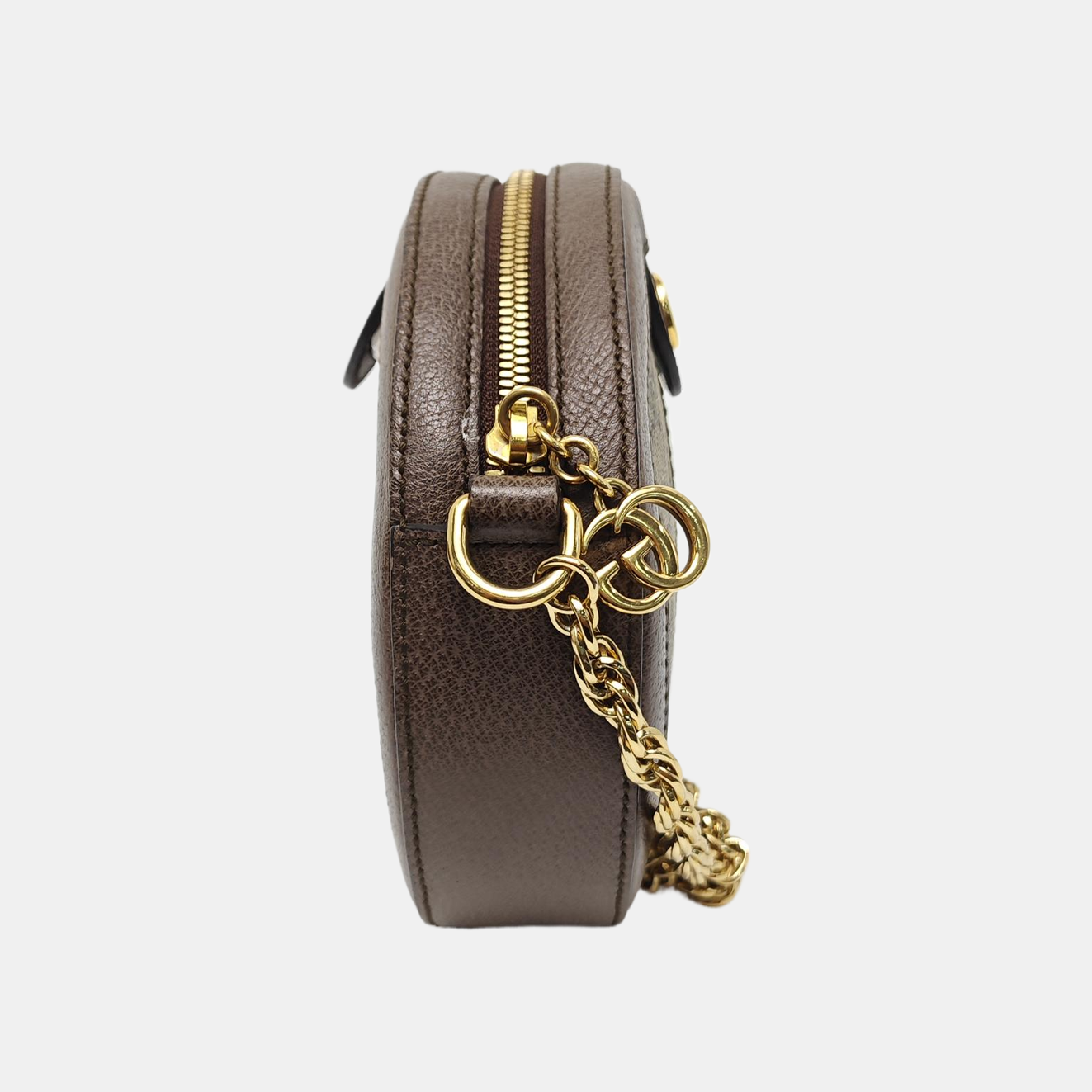 Ophidia Mini Monogram Coated Canvas Beige