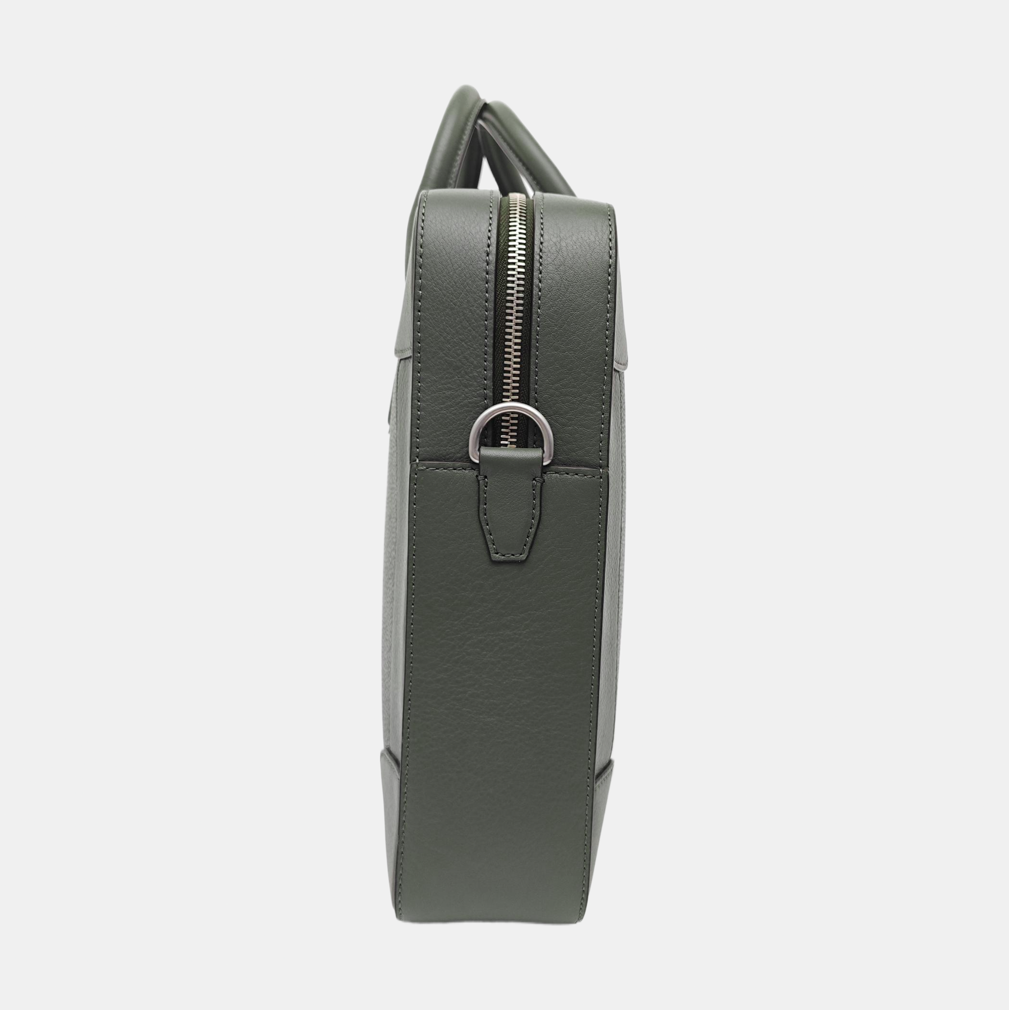 Calfskin Top Handle Bag Green