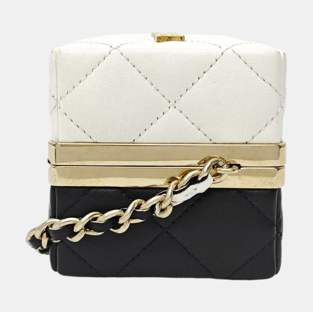 Quilted Lambskin Shoulder Bag Multicolor