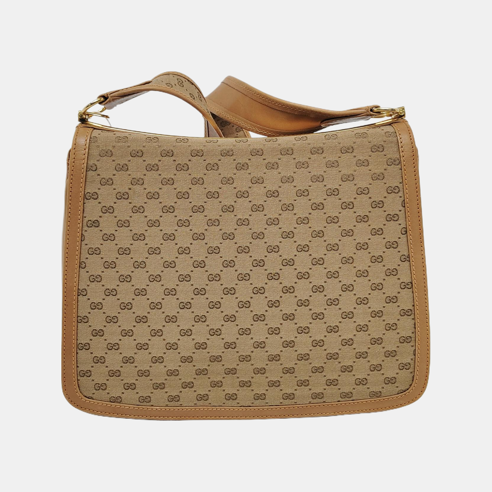Monogram Leather Brown