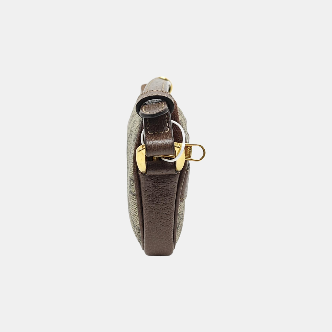 Ophidia Mini Monogram Coated Canvas Beige