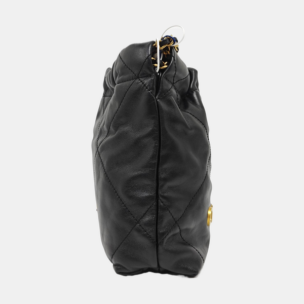 CHANEL 22 Mini Quilted Calfskin Black