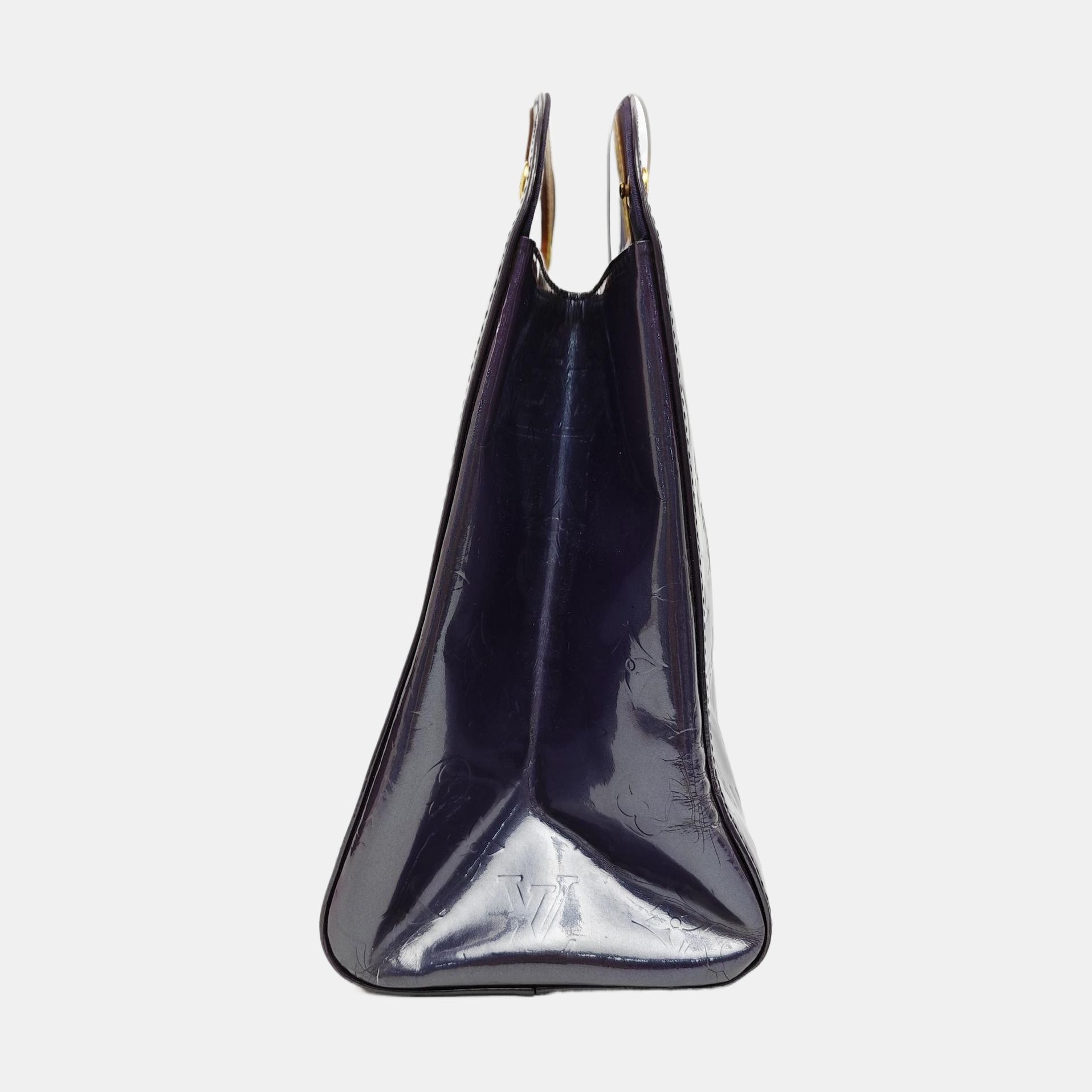 MAPLE DRIVE Monogram Calfskin Purple