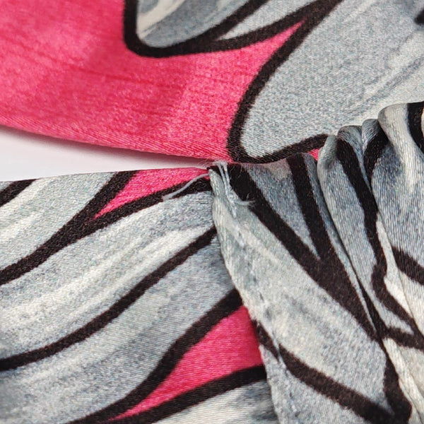 Mulberry Silk Headband Red