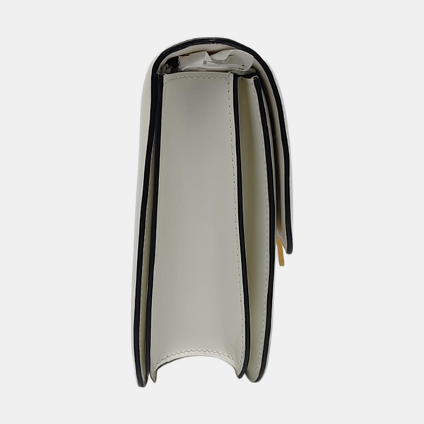 Authenticated pre-owned  CLASSIC BOX Medium Calfskin White - Shoulder Bag at Looply