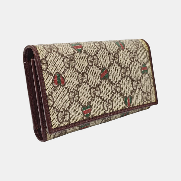 Monogram Coated Canvas Wallet Beige