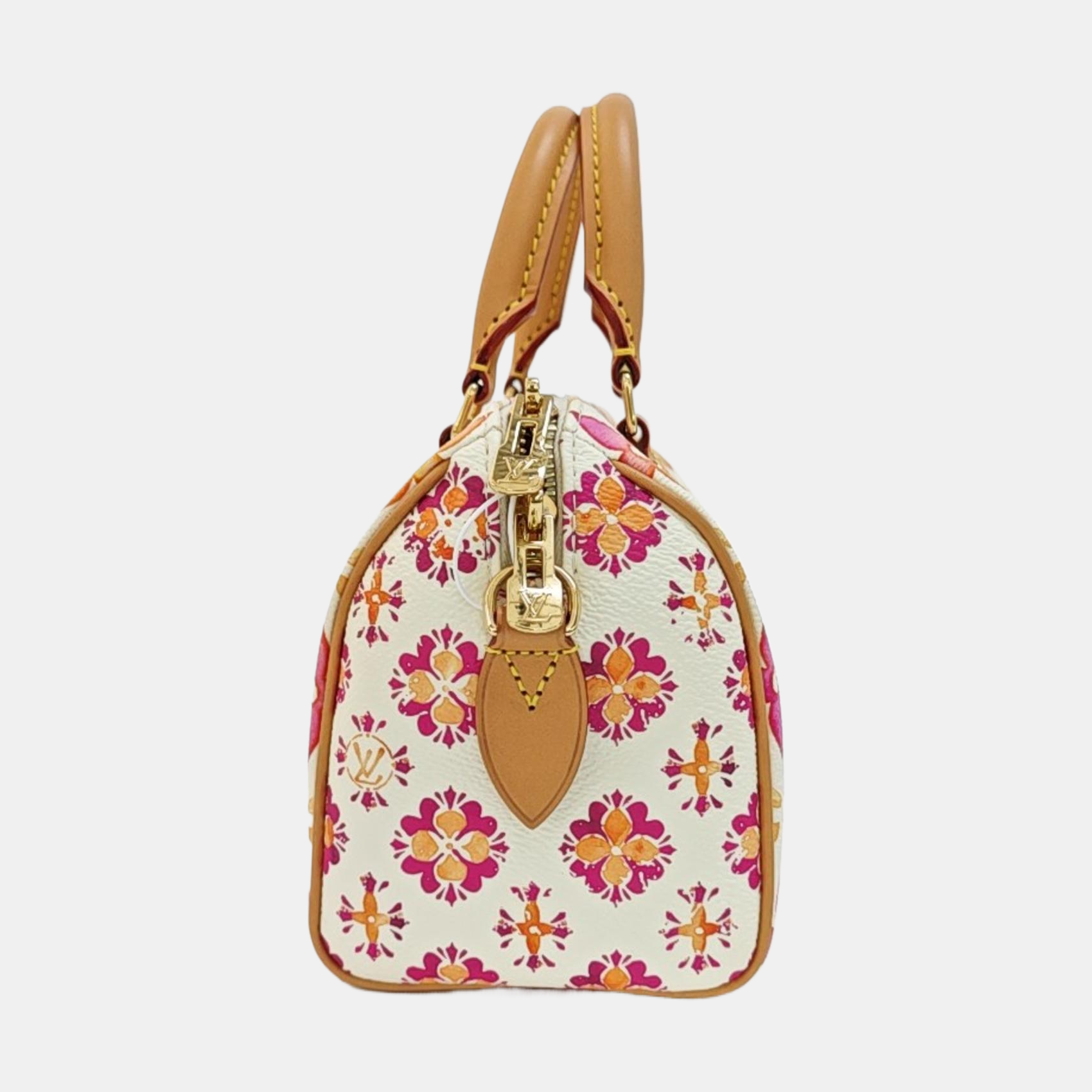 Authenticated pre-owned  SPEEDY Monogram Calfskin White - Shoulder Bag at Looply