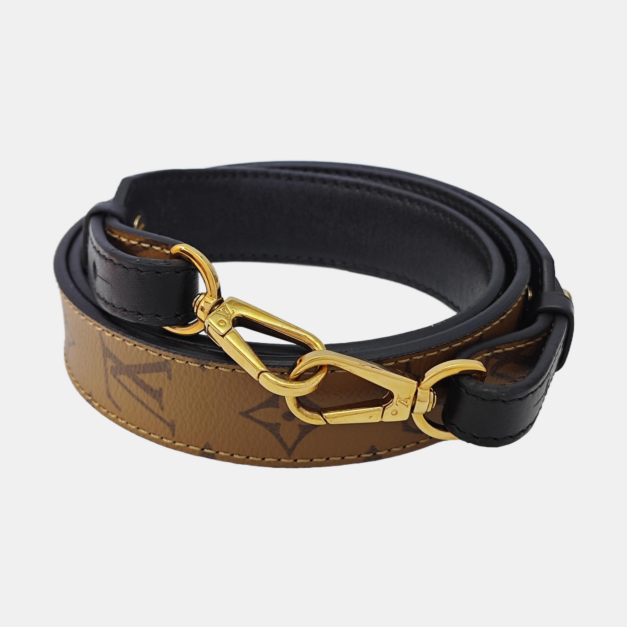 Coated Canvas Bag Strap Beige