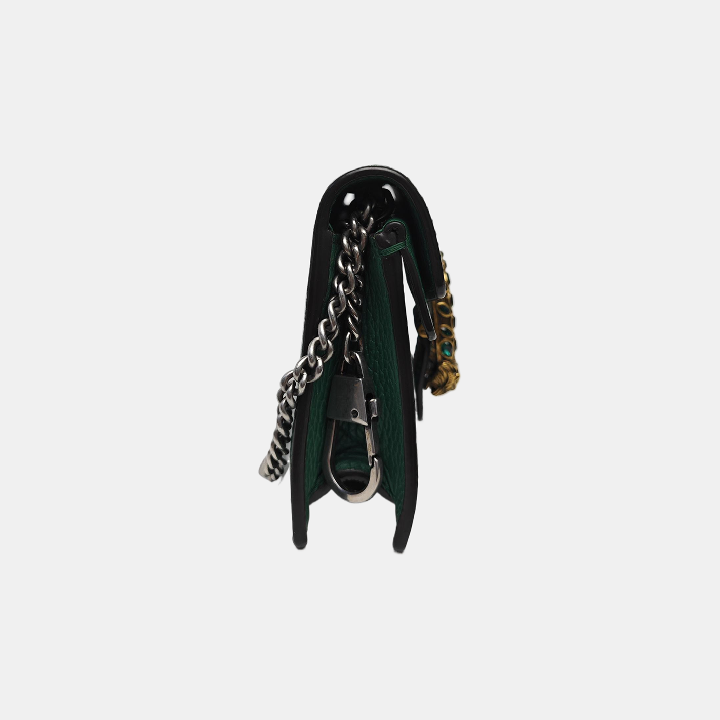 Dionysus Super Mini Calfskin Green