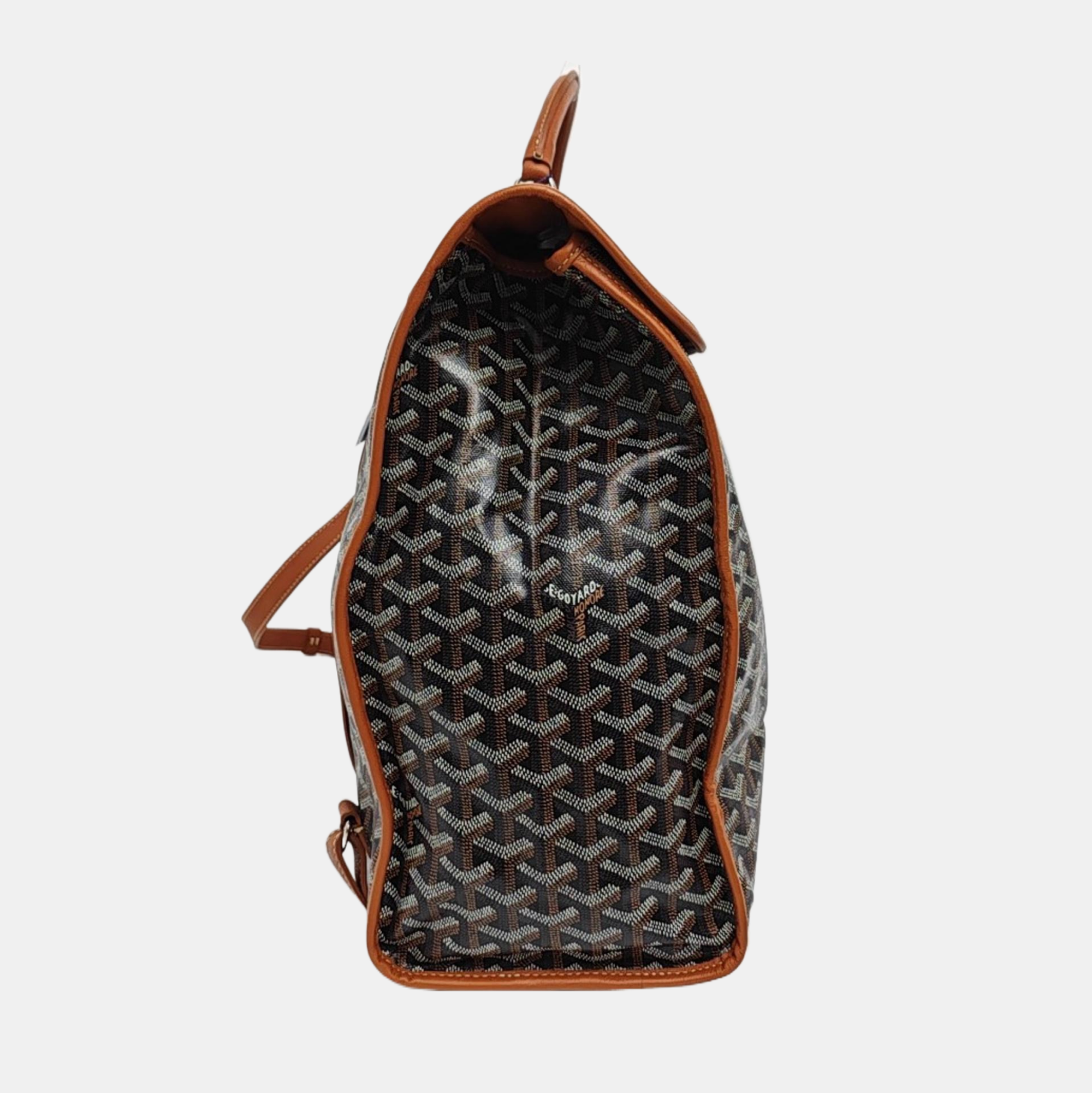 Saint Léger Coated Canvas Brown
