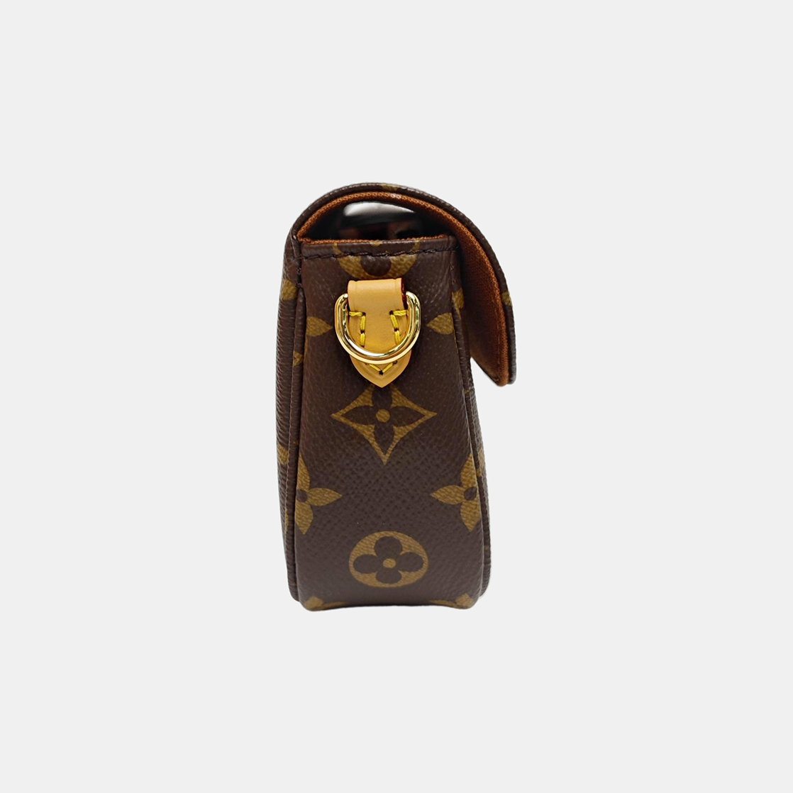 IVY Monogram Coated Canvas Brown