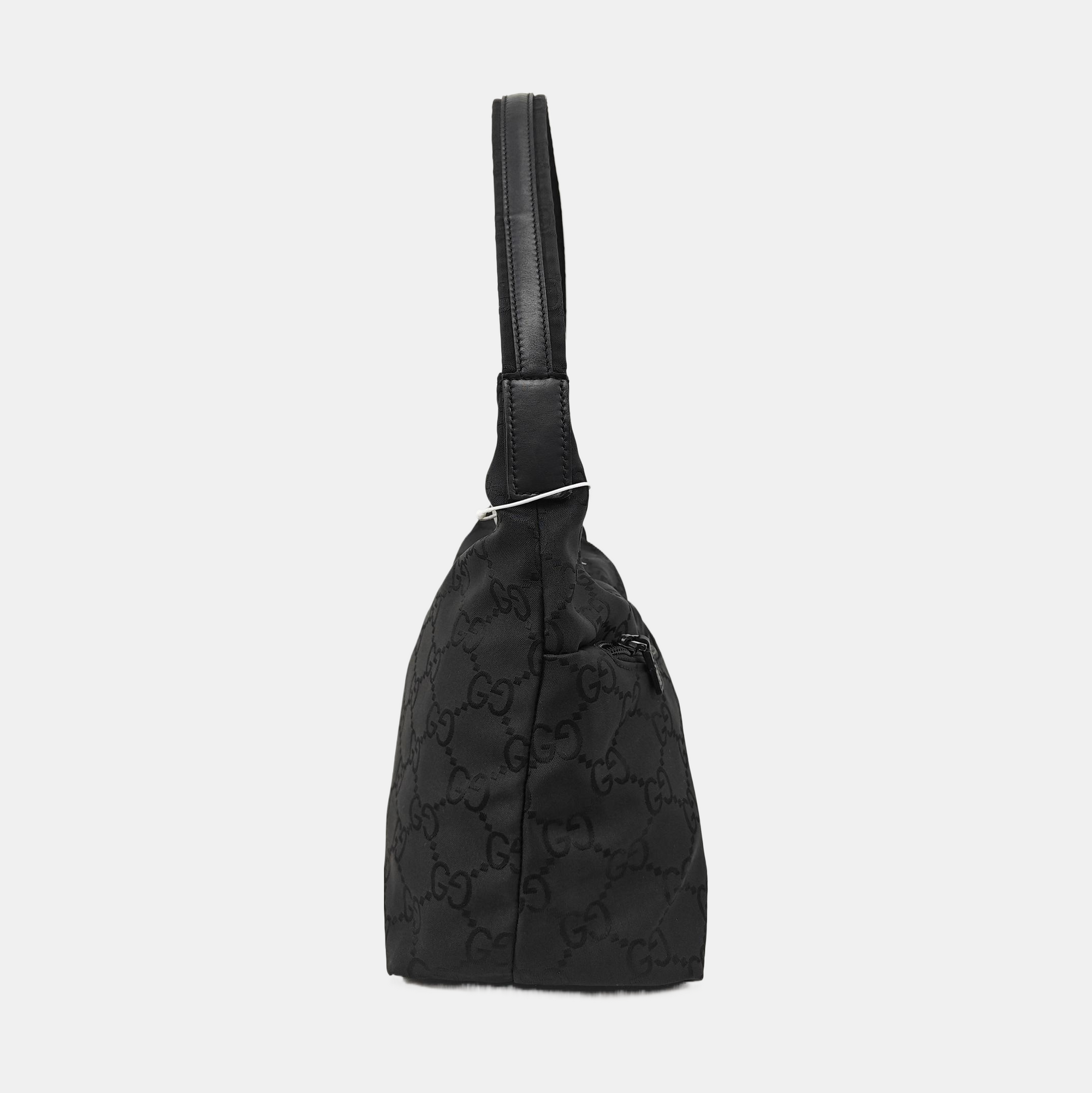 Monogram Canvas Shoulder Bag Black