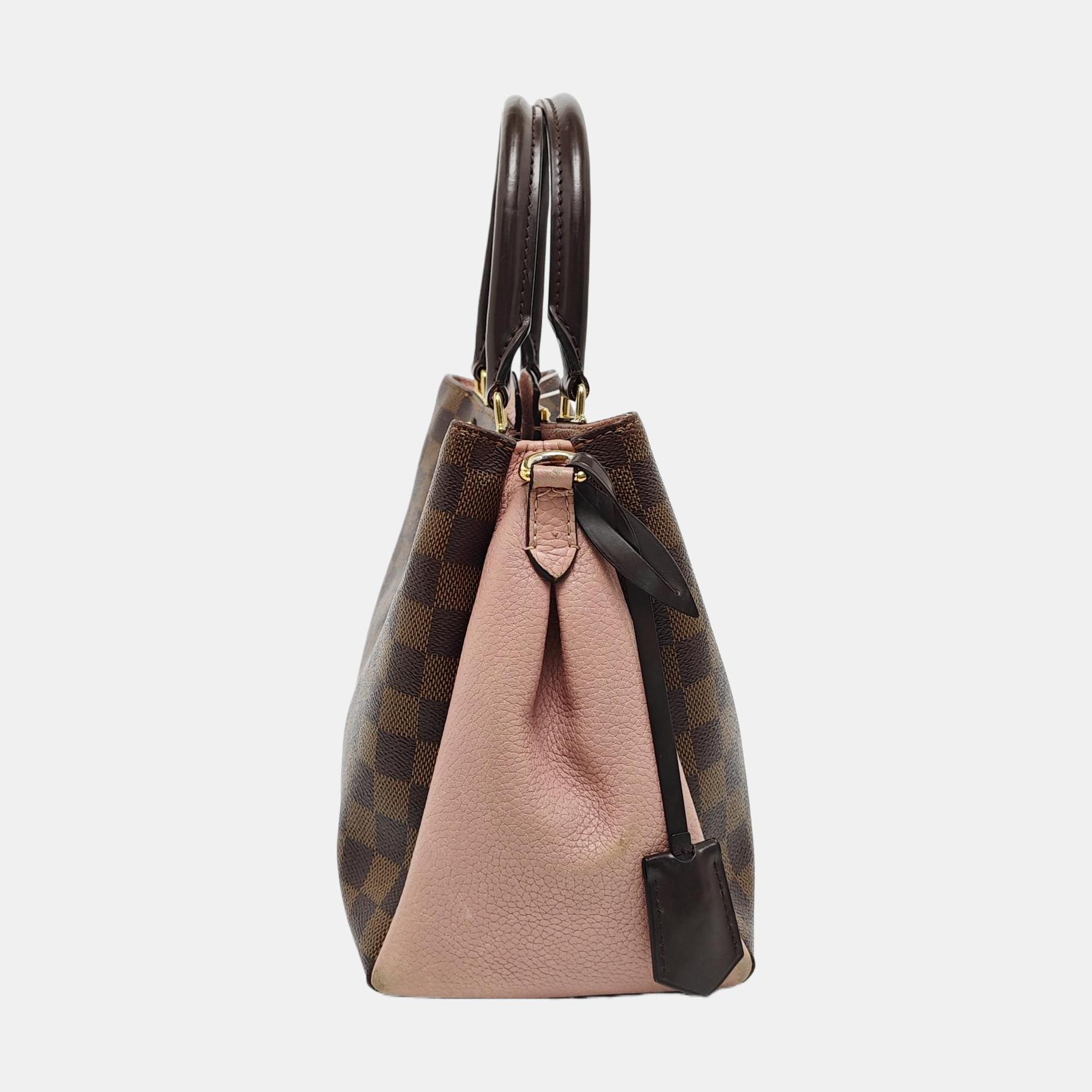 BRITTANY BB Damier Ebene Coated Canvas Brown