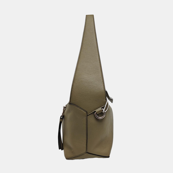 Puzzle Hobo Medium Calfskin Green