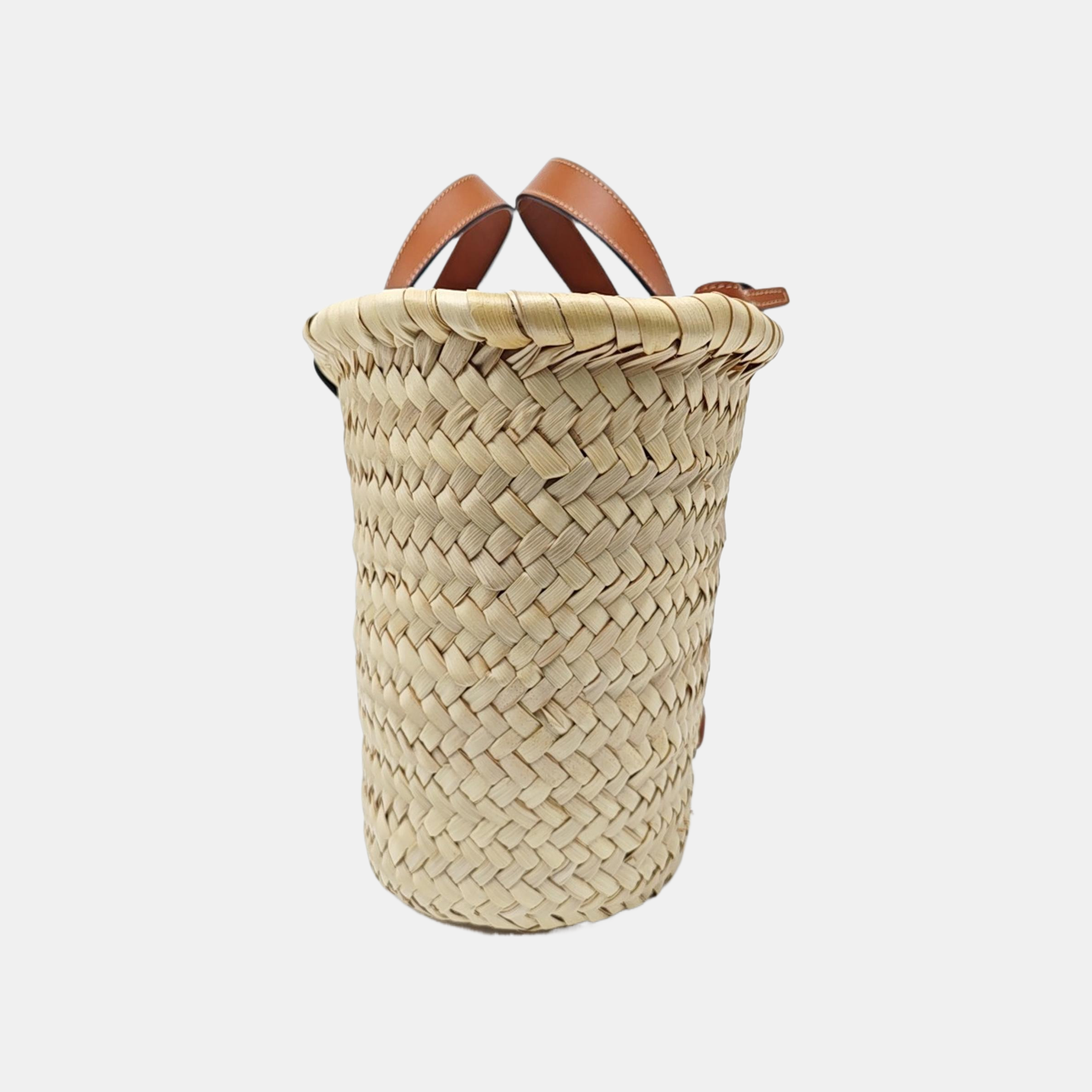 Straw Shoulder Bag Beige